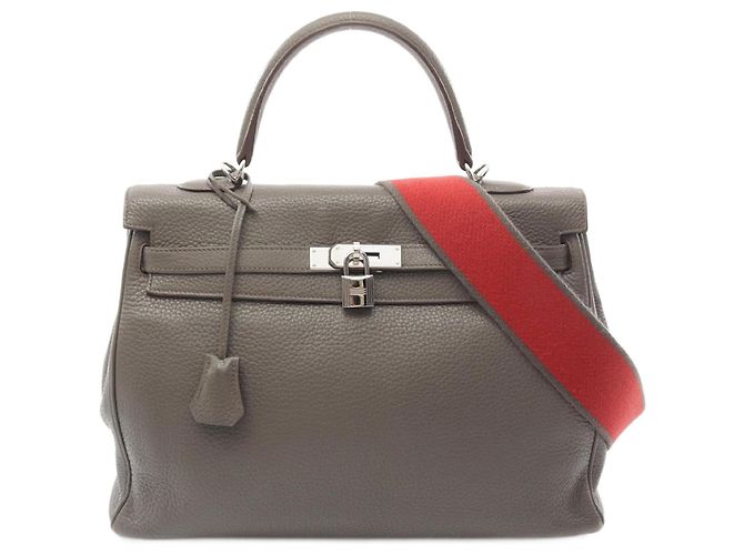 Hermès Bolso Hermes Kelly 35 Amazon Gris