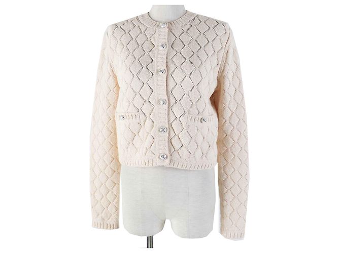 Chanel Baumwoll-Polyamid-Cardigan P75071 Orange
