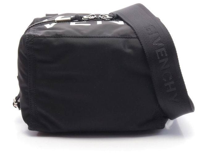 Givenchy Pandora Small Nylon Leather Shoulder Bag