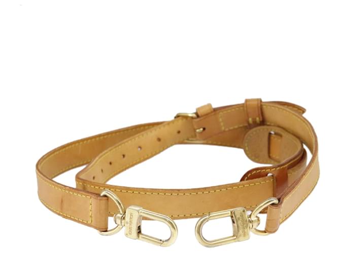 Louis Vuitton Shoulder strap Beige Leather  ref.1888897