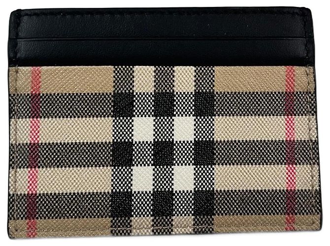 Burberry Leather Card Holder Multi Color Multiple colors