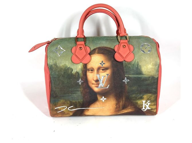 Bolsa Boston Speedy 30 Mona Lisa da coleção Masters da Louis Vuitton