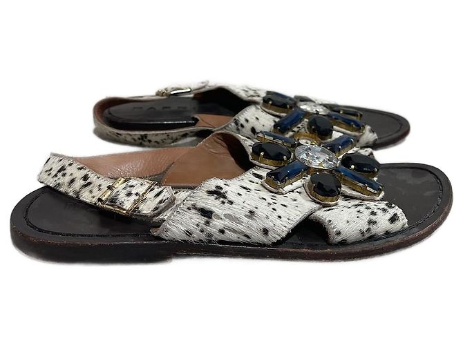 MARNI Sandalen T.EU 38 Leder Weiß