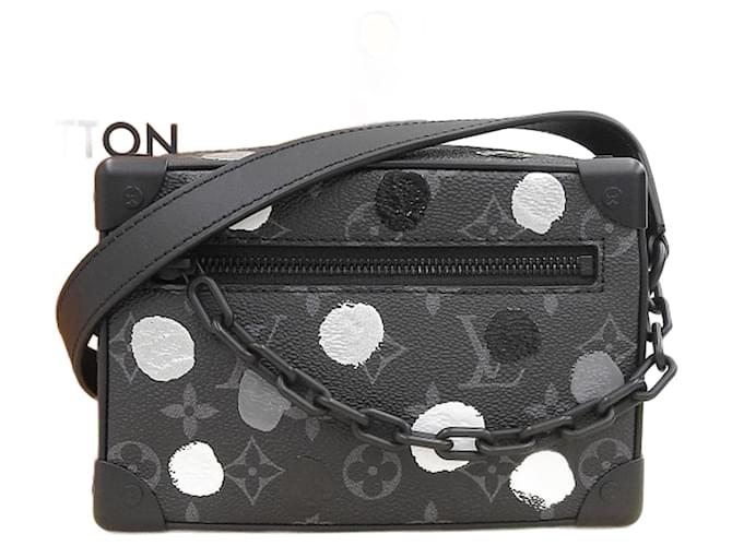 Louis Vuitton Monogram Eclipse Mini Soft Trunk Crossbody Bag M81936 Black Cloth  ref.1889870