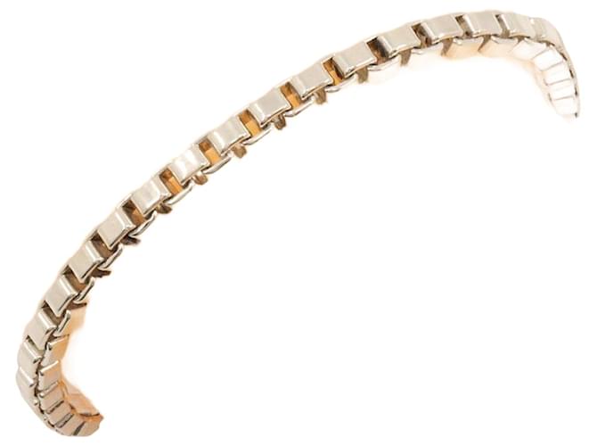 Tiffany & Co Pulseira de prata veneziana 925 Tiffany Metálico Metal  ref.1890454