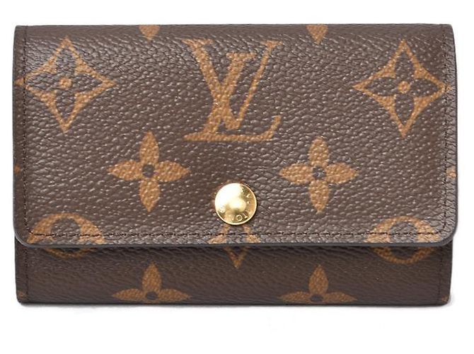 Étui à clés en toile Monogram Louis Vuitton M62630 Marron