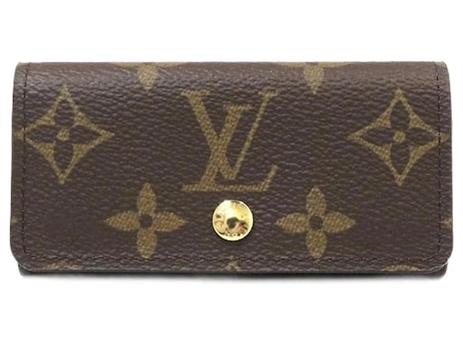 Louis Vuitton Monogram Key Case M62631 Brown Cloth  ref.1890670