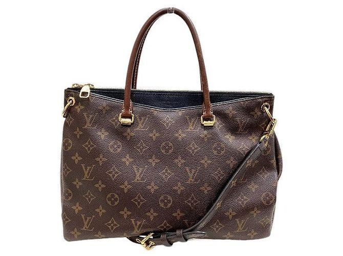 Borsa Tote Pallas Monogram Louis Vuitton M41064 Nero