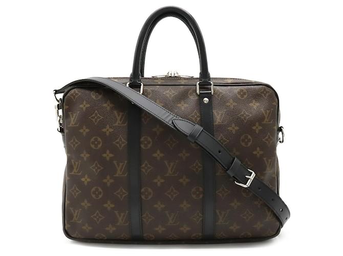 Louis Vuitton Monogram PDV PM Briefcase M52005 Brown Cloth  ref.1890806