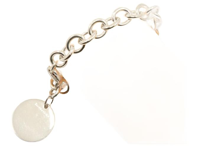Pulseira de tag oval em prata 925 Tiffany & Co Metálico Metal  ref.1891281