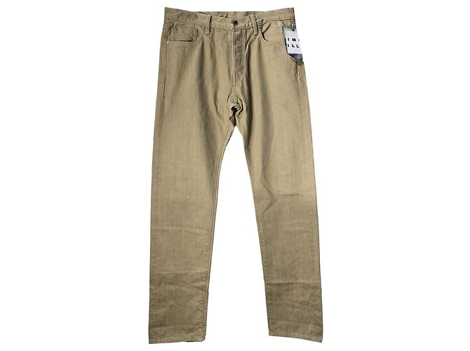Jeans de pierna recta Simon Miller en algodón marrón Castaño