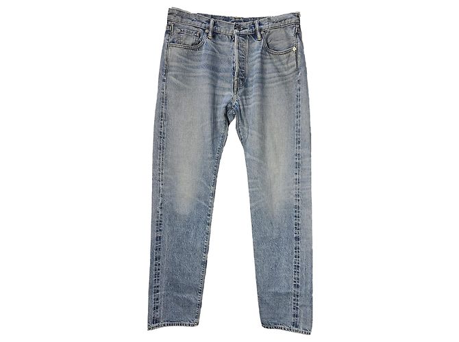 Simon Miller Straight-Leg-Jeans aus blauer Baumwolle