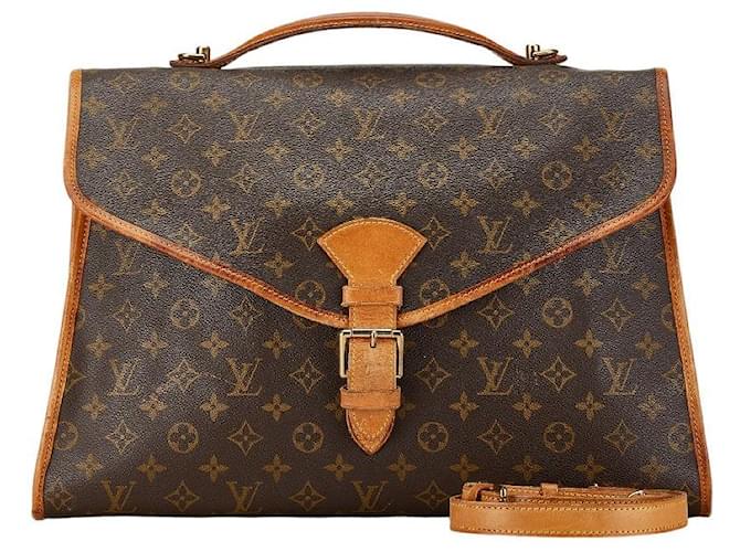 Louis Vuitton Monogram Beverly 2WAY Handbag Brown Cloth  ref.1891347
