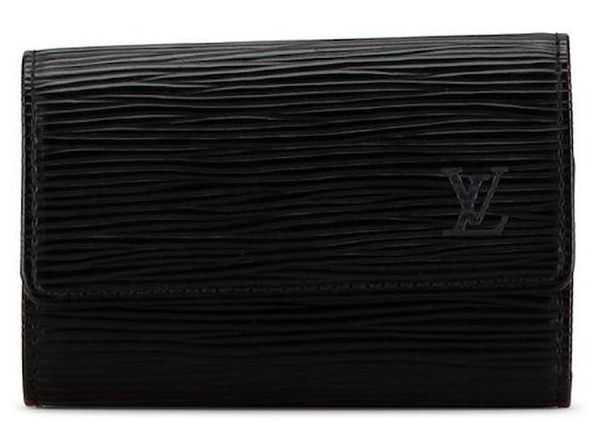 Louis Vuitton Epi Multicles 6 Key Case M63812 Black Leather  ref.1891561