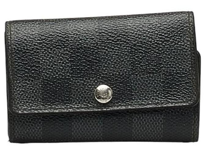 Louis Vuitton Damier Graphite Key Case N62662 Black Cloth  ref.1891594