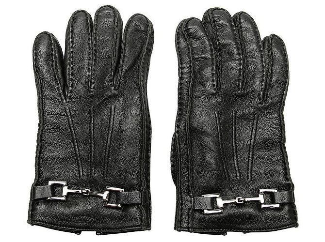 Gucci Leather Horsebit Gloves 603635