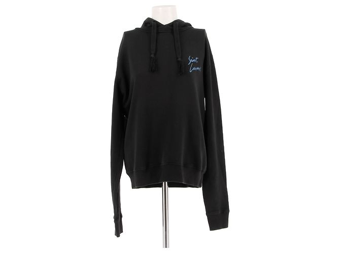 SAINT LAURENT Malhas e moletons T.International L Algodão Preto