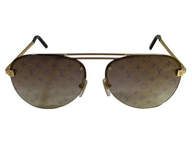Louis Vuitton Monogram Sunglasses Z1020E Brown