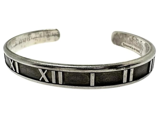 Tiffany & Co Atlas Pulseira de Prata 925 Metálico Metal  ref.1892134