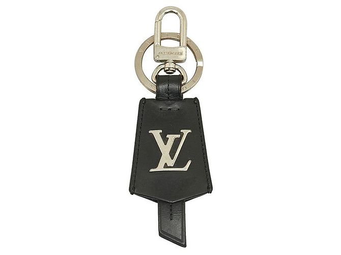 Porte-clés en cuir Clochette Louis Vuitton M68020 Noir