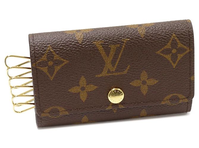 Chaveiro 6 Chaves Monogram Louis Vuitton M62630 Marrom