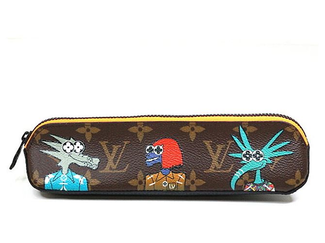 Estuche de Lápiz Louis Vuitton Truss Elisabeth GI0580 Multicolor Monograma