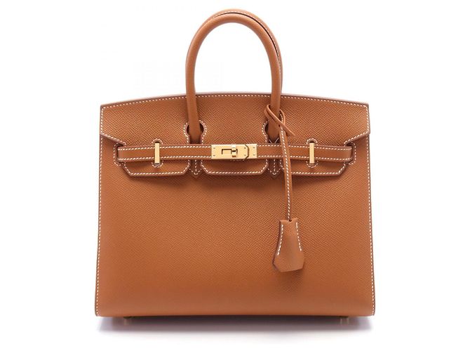 Hermès Hermes Birkin Sellier 25 Handbag Brown
