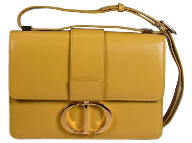 Dior 30 Montaigne Yellow Leather  ref.1895146