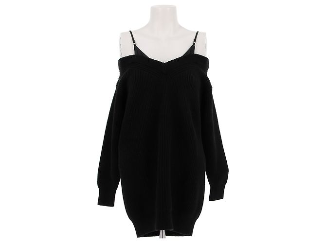 ALEXANDER WANG Malha T.Internacional XS Algodão Preto