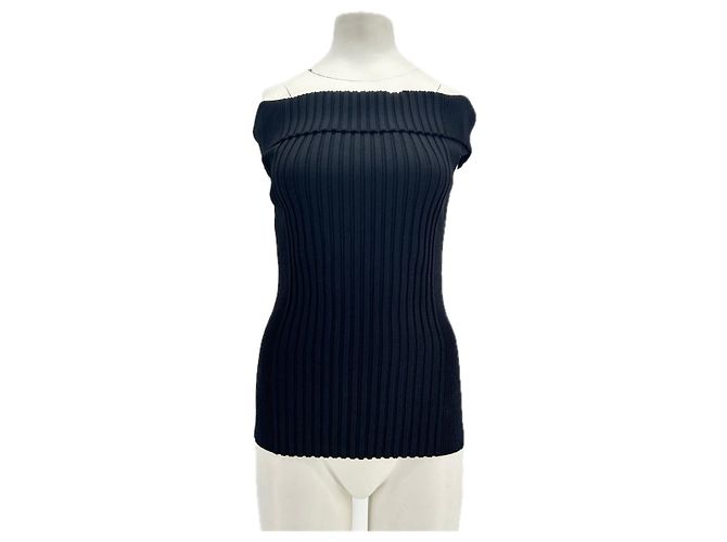 GANNI Tops T.International M Polyester Schwarz