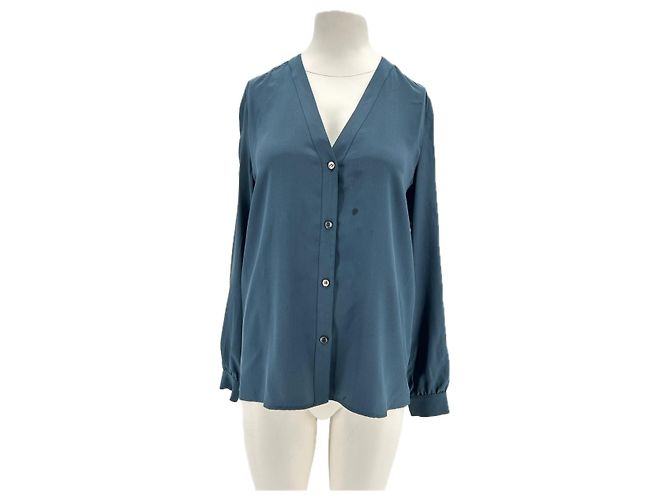 VANESSA SEWARD Tops T.FR 38 Seta Blu