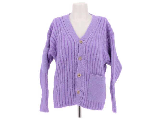 JACQUEMUS Malha T.Internacional XS Viscose Roxo