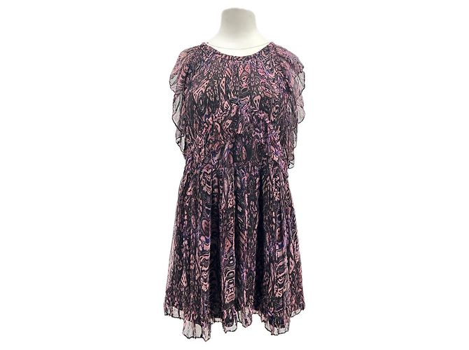 IRO Vestidos T.FR 36 Viscose Rosa