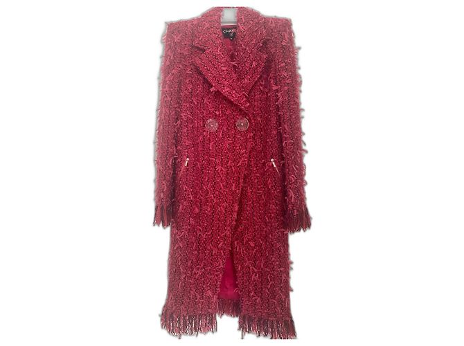 Cambon 2017 CHANEL PARIS COSMOPOLITAN COAT Fuschia