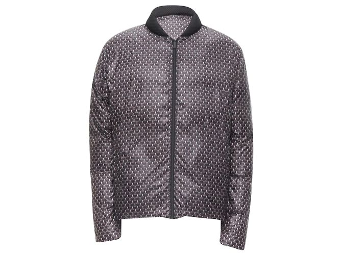 Fendi Reversible Monster Bug Eye nylon goose down puffer jacket