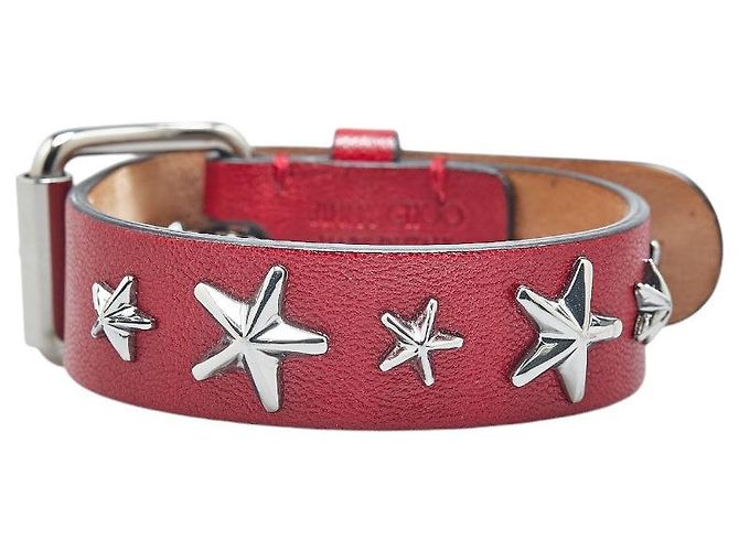 Jimmy Choo Lederarmband mit Sternnieten