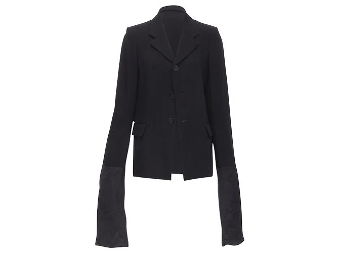 Comme Des Garcons wool wide sleeve blazer jacket