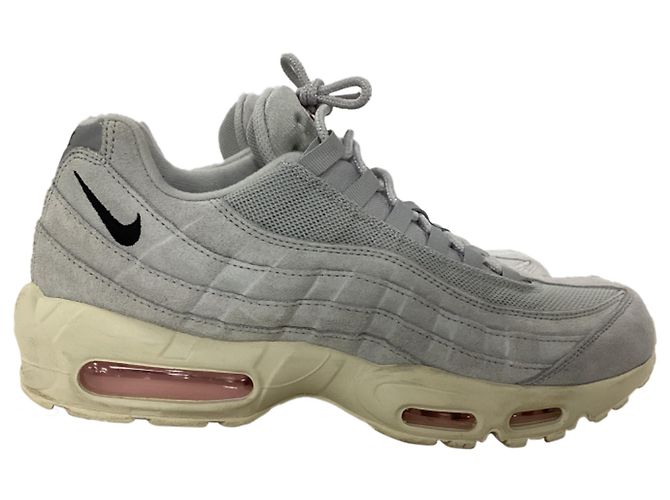 Baskets Nike Air Max 95 Gris Rose en Suède Grise