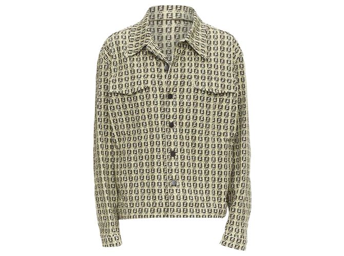 Fendi Forever Bamboo FF Zucca monogram cotton jacket