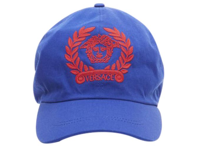 Boné de beisebol bordado com o logo Medusa da Versace M /