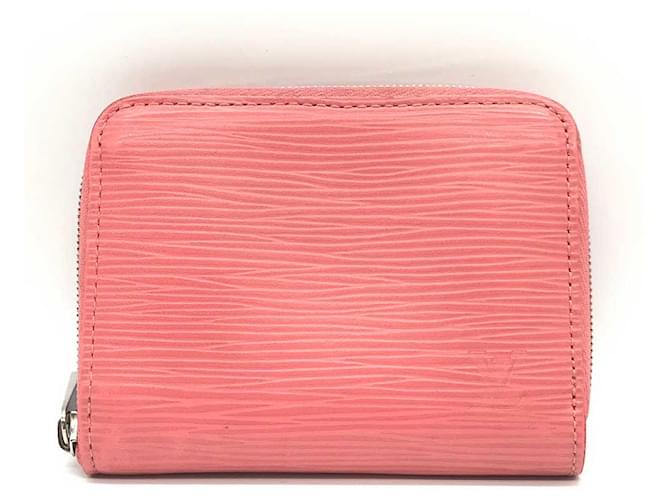 Louis Vuitton Epi Zippy Coin Purse Pink Leather  ref.1896681