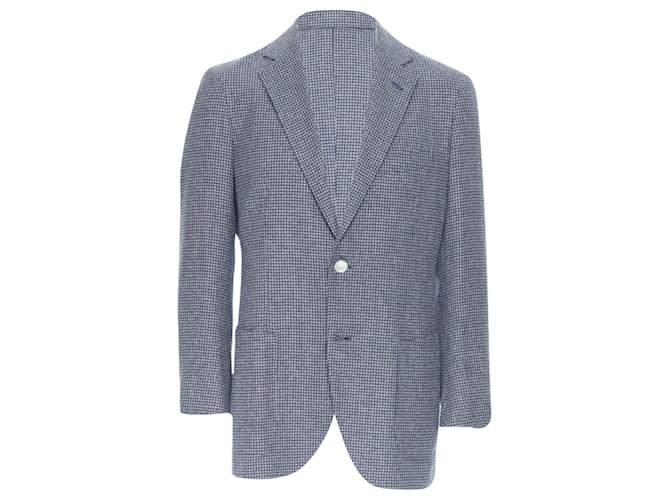 Autre Marque Tomorrowland wool blend double button blazer jacket Blue  ref.1897743