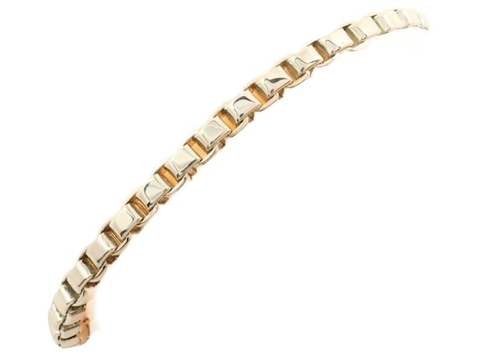 Tiffany & Co Pulseira de prata veneziana 925 Tiffany Metálico Metal  ref.1897995