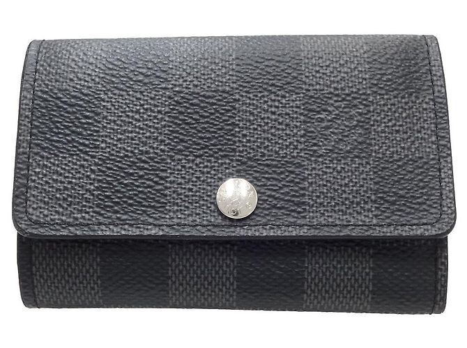 Chaveiro Louis Vuitton Damier Graphite N62662 Cinza