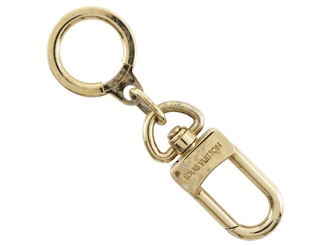 Louis Vuitton Gold Plated Key Holder Golden Metallic Metal  ref.1898473