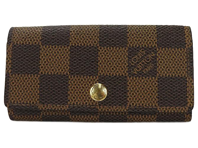 Louis Vuitton Damier Key Holder N62631 Brown Cloth  ref.1898756