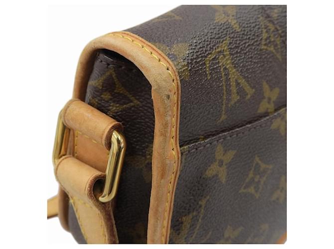 Louis Vuitton Monogram Menilmontant PM Shoulder Bag Brown Cloth  ref.1898788