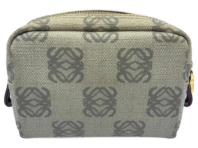 Loewe PVC Anagram Kosmetiktasche grau