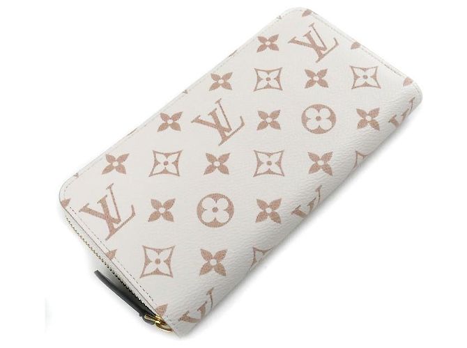 Cartera Zippy Monogram Dune Louis Vuitton Beige