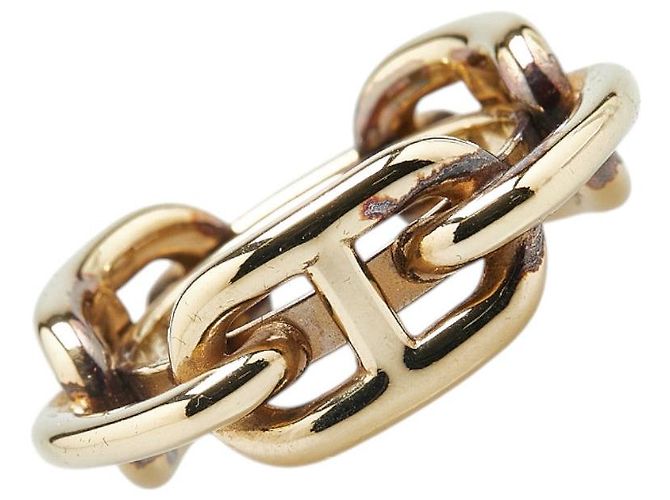 Hermès Hermes Chain D'Ancre Scarf Ring Gold Golden